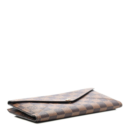 Louis Vuitton Damier Ebene Long Origami Wallet 4 of 7