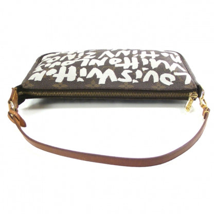 Louis Vuitton Monogram Graffiti Pochette Accessories Silver 6 of 9