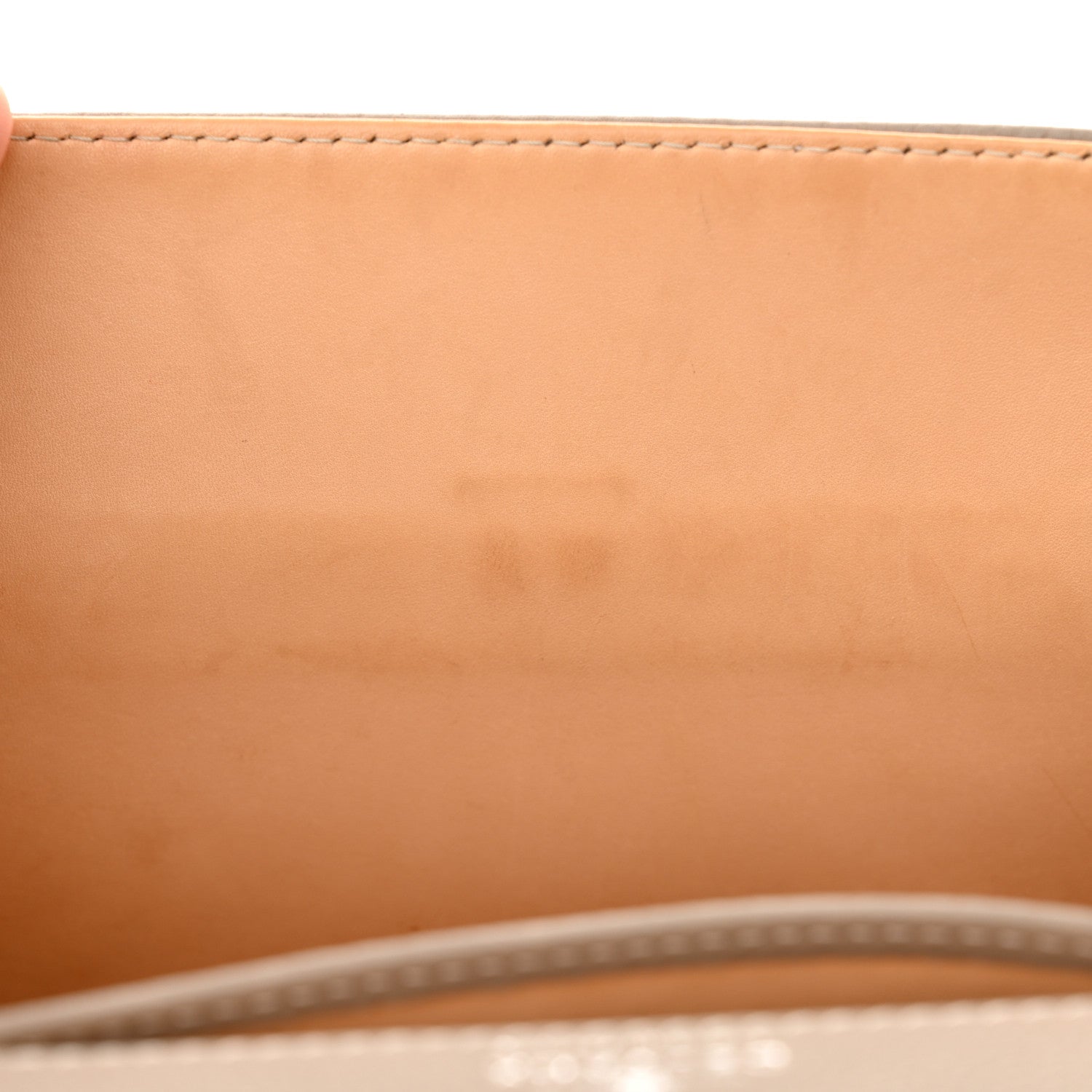Delvaux Crispy Calfskin Mini Tempete Satchel Tourterelle 10 of 12