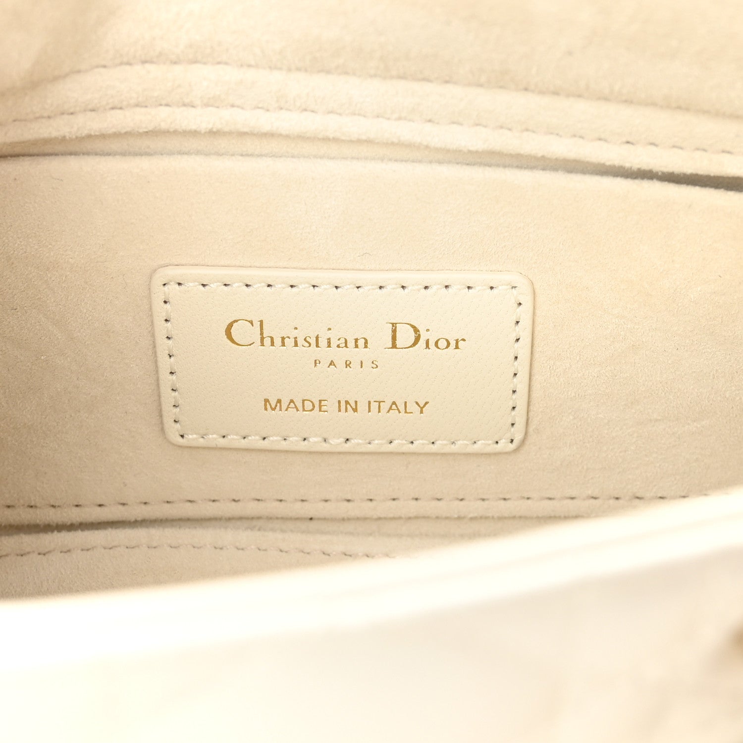 Christian Dior Lambskin Cannage Small Lady D-Joy Latte 20 of 31