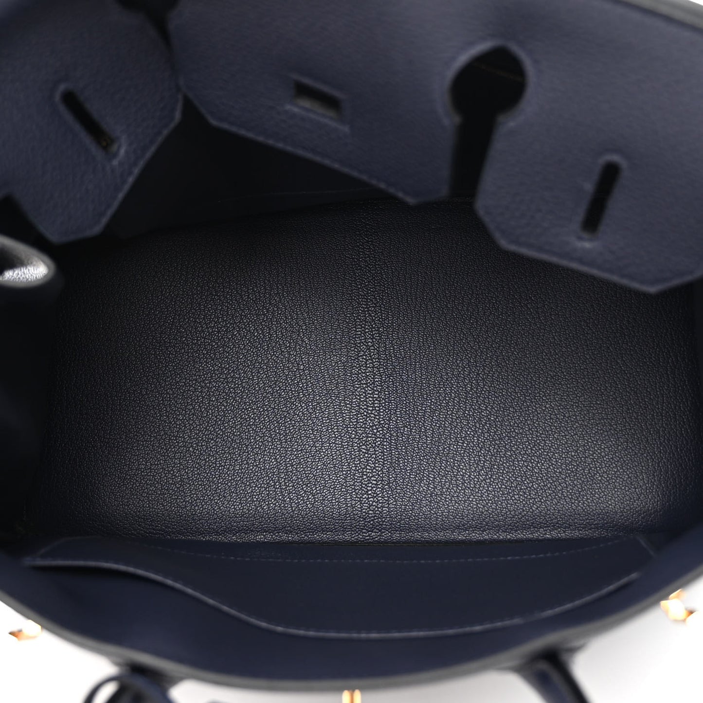 Togo Birkin 30 Bleu Nuit