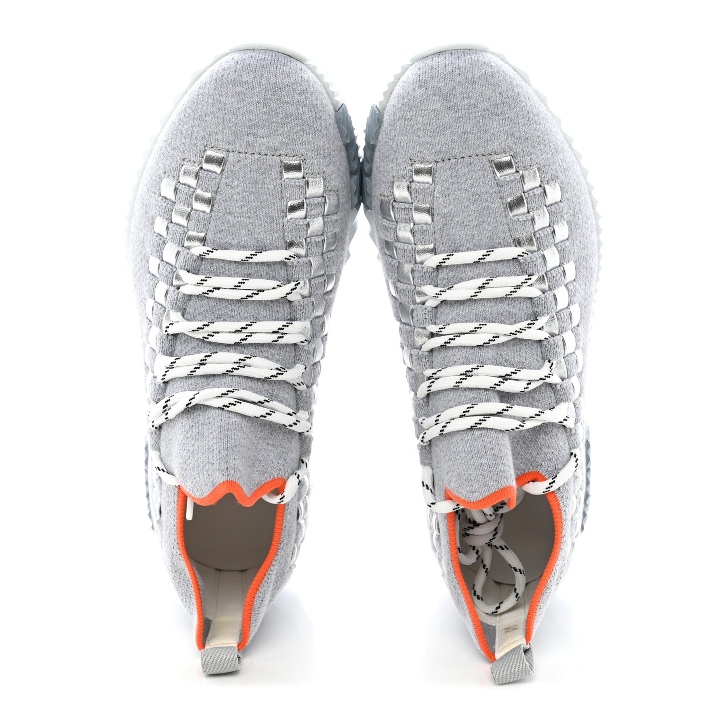 Knit Womens Flex Bolduc Sneakers 37.5 Gris Silex