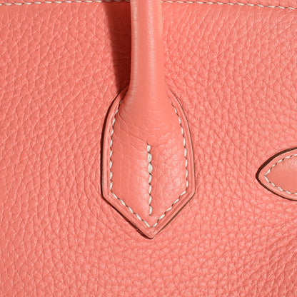 Hermes Taurillon Clemence Birkin 30 Crevette 20 of 28