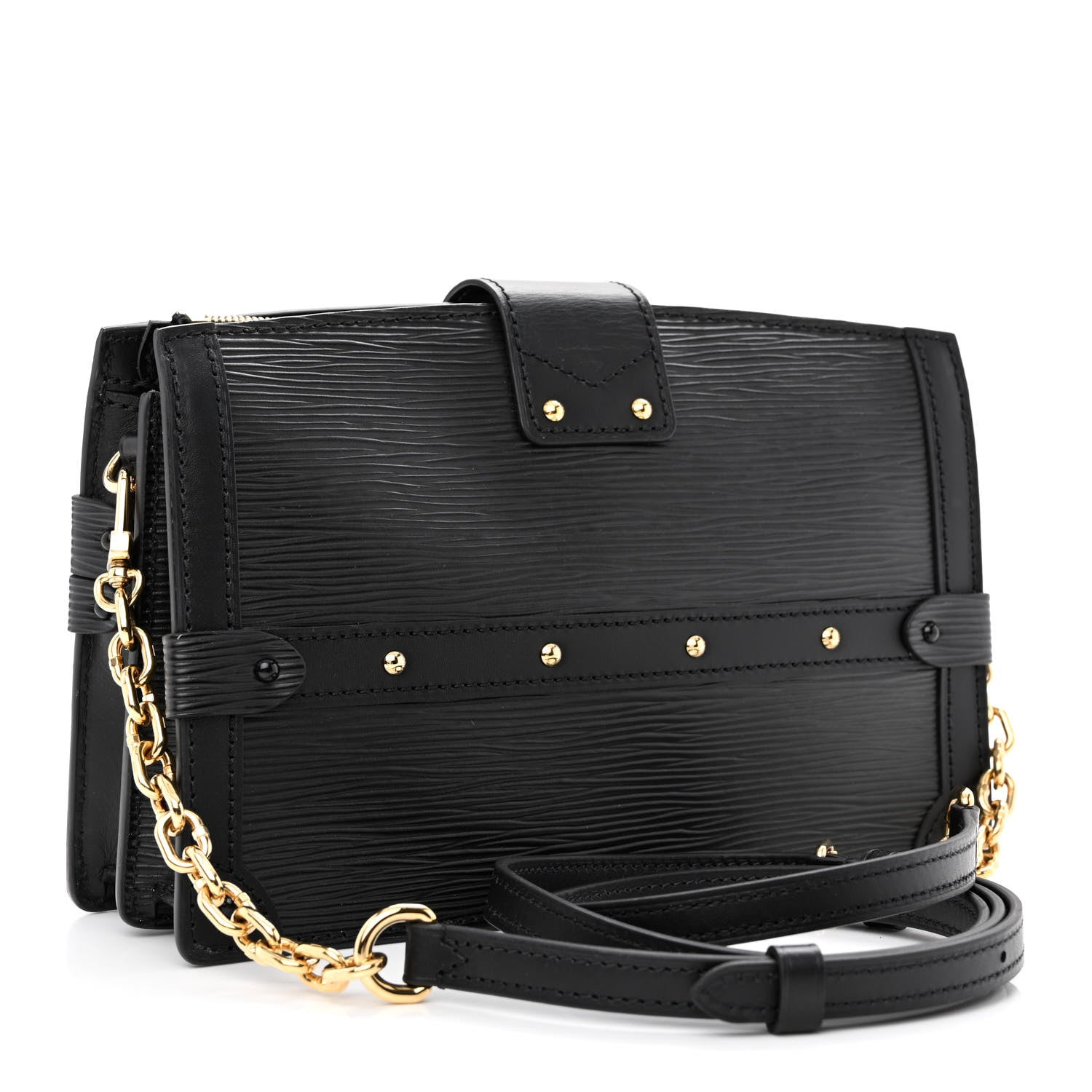 Louis Vuitton Epi Trunk Clutch Black 3 of 9