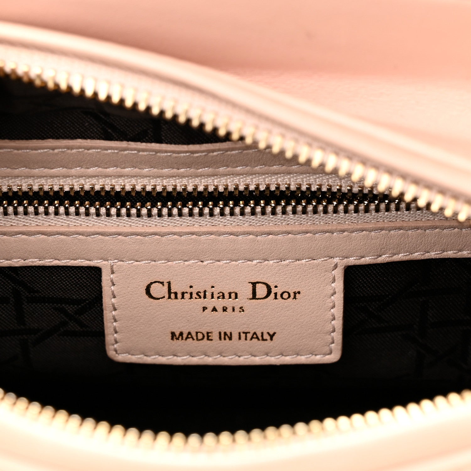 Christian Dior Lambskin Cannage Medium Lady Dior Light Pink 5 of 15