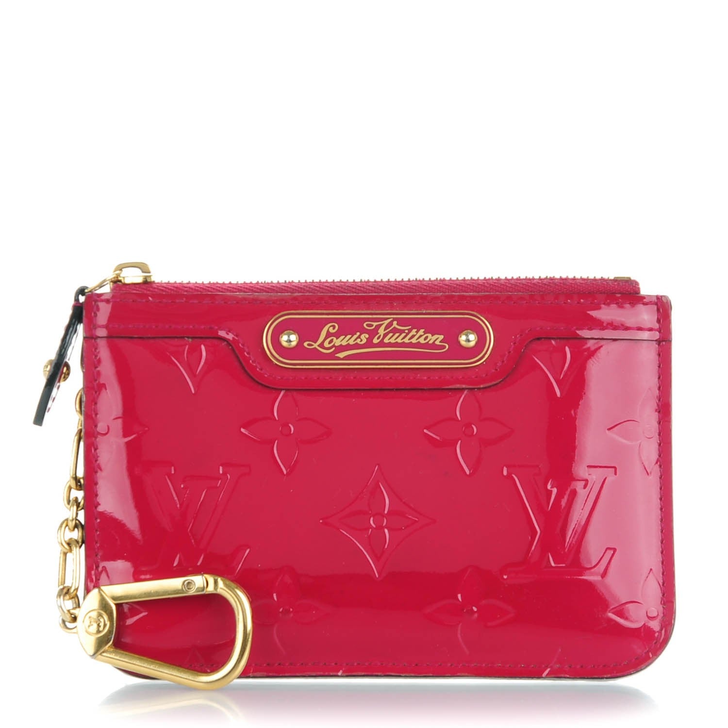 Louis Vuitton Vernis Key Pouch Rose Indien 1 of 7