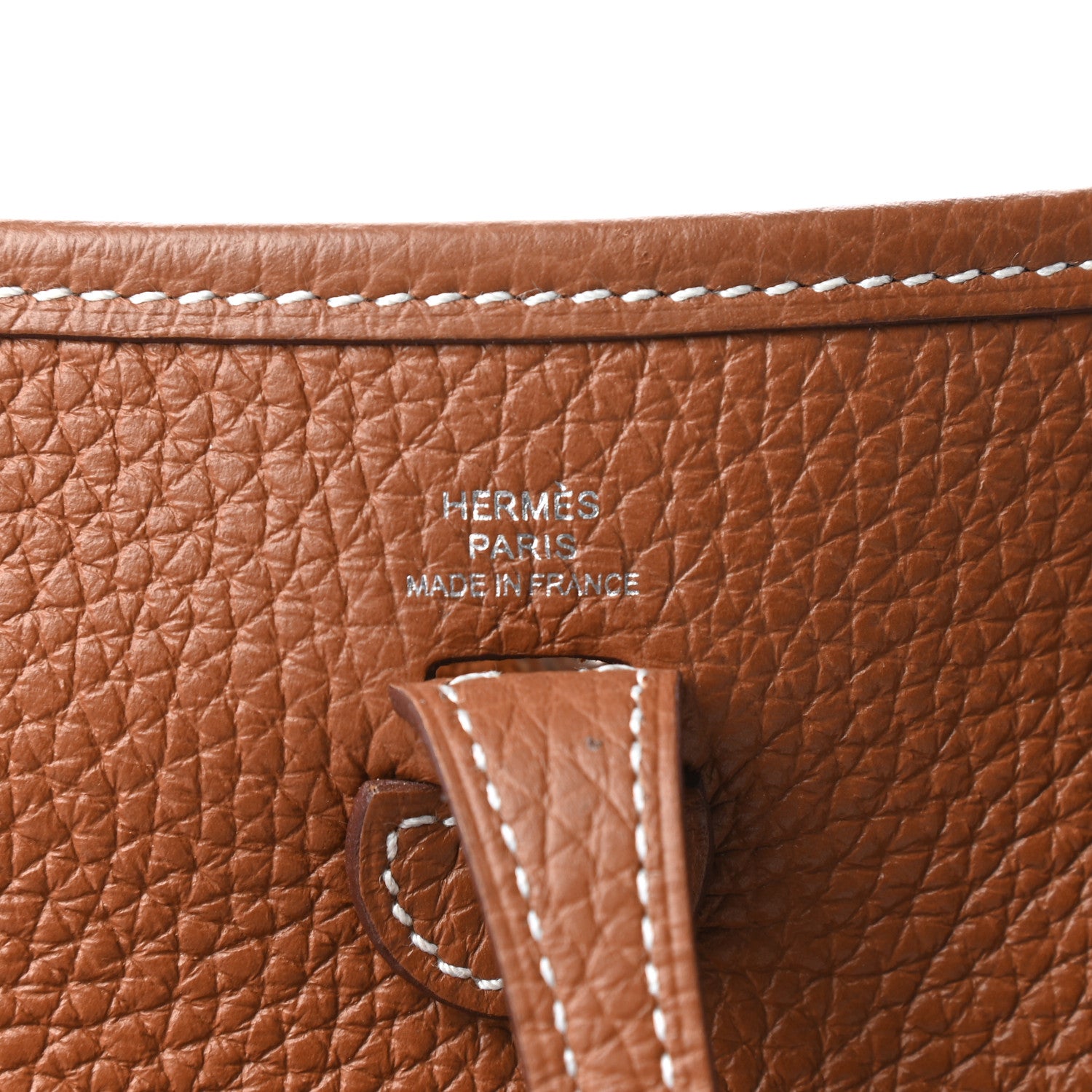 Hermes Taurillon Clemence Evelyne TPM Gold 6 of 11
