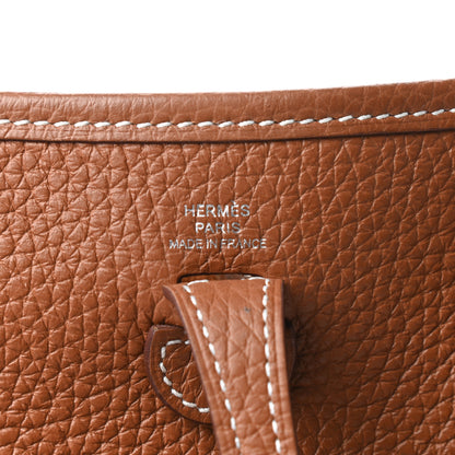 Hermes Taurillon Clemence Evelyne TPM Gold 6 of 11