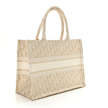 Christian Dior Oblique Medium Book Tote Gold Multicolor 3 of 10