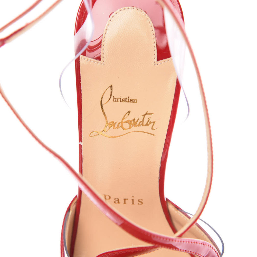 Christian Louboutin Patent PVC Cupidetta 100 Pumps 37.5 Loubi Transparent 6 of 8