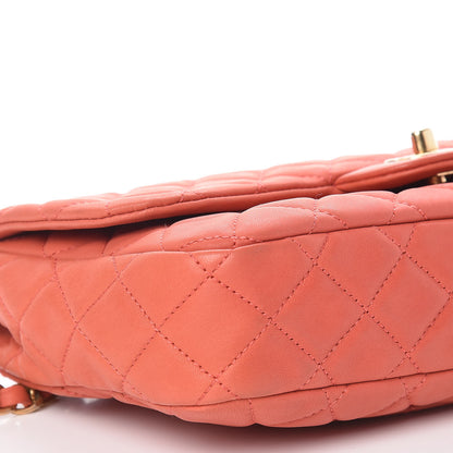 Chanel Lambskin Quilted Medium Cruise Charm Flap Red 9 of 10