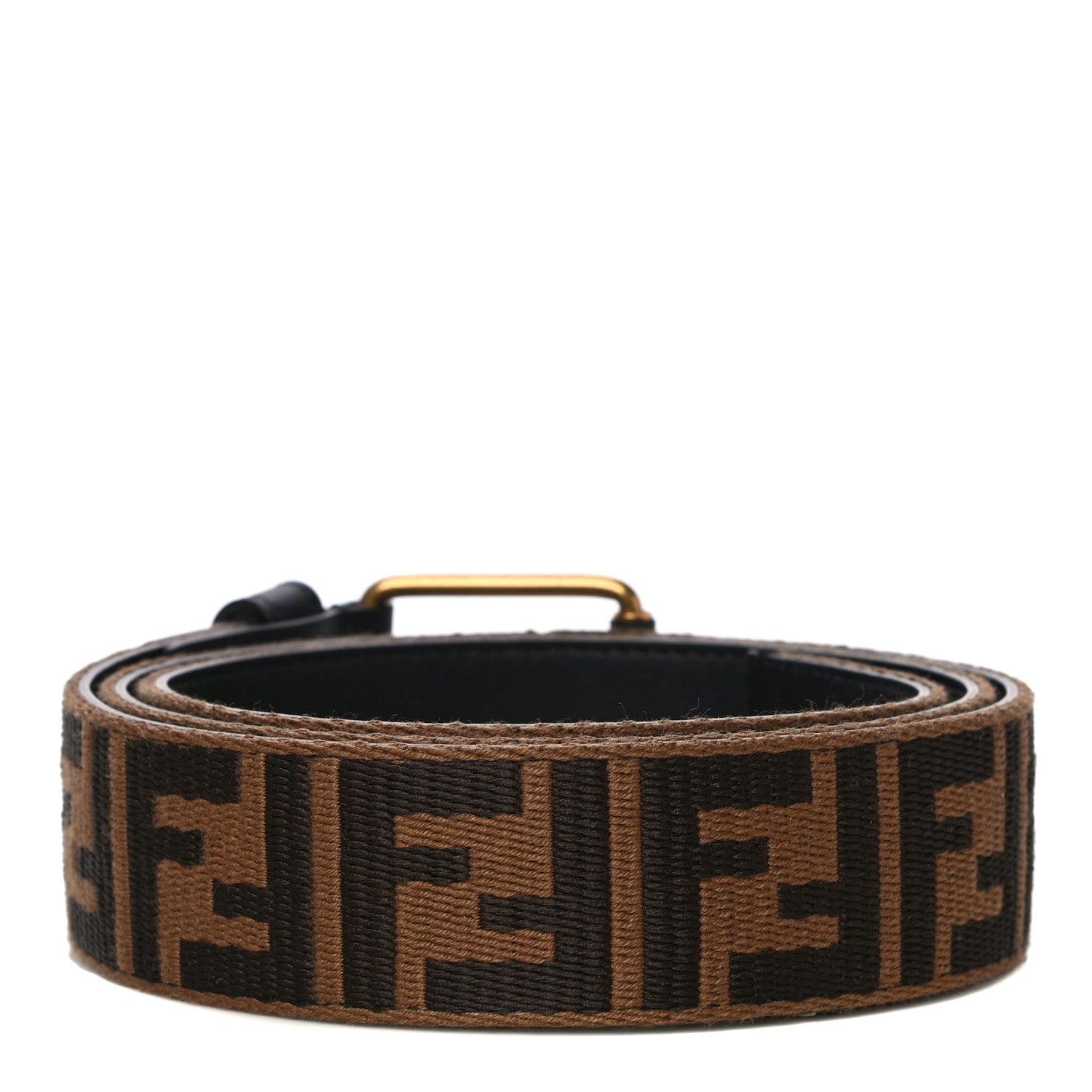 Fendi Ribbon Vitello Century FF 1974 Belt 110 44 Fango Moro 2 of 12