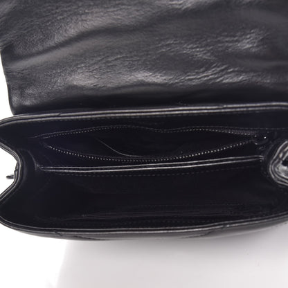 Saint Laurent Calfskin Y Quilted Monogram Toy Loulou Crossbody Bag Black 5 of 7