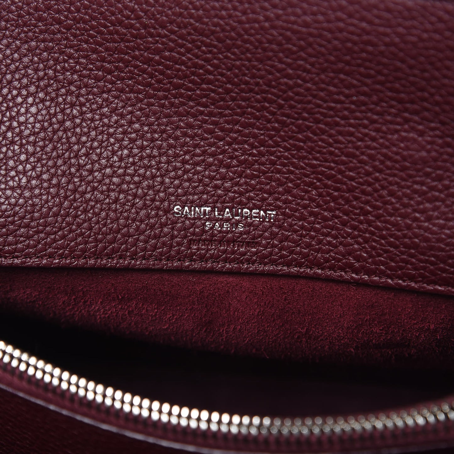 Grained Calfskin Baby Sac De Jour Souple Rouge Legion