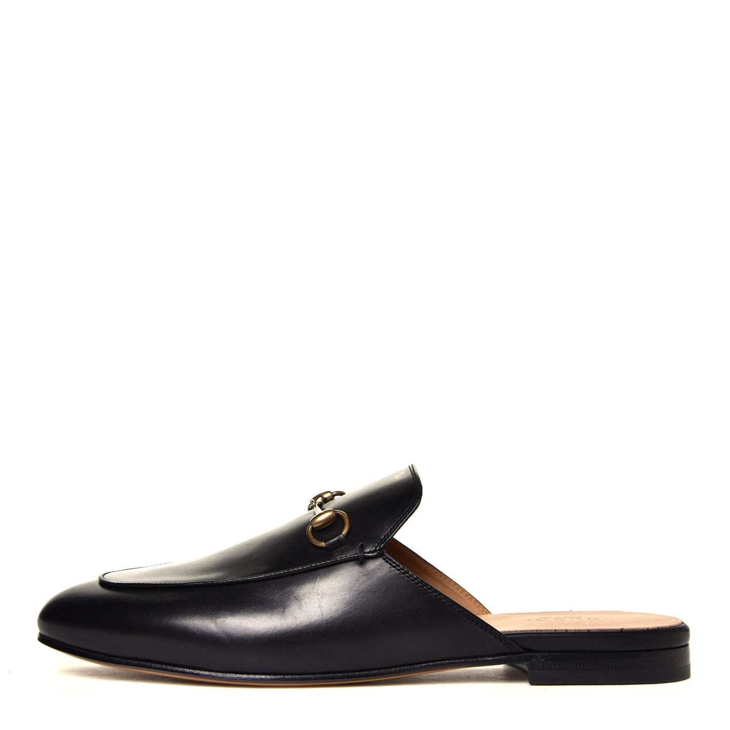 Calfskin Womens Princetown Slippers 40.5 Black