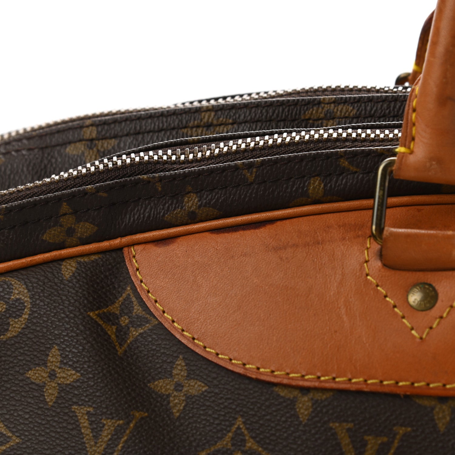 Louis Vuitton Monogram Alize 2 Compartment Luggage Travel Bag 20 of 34