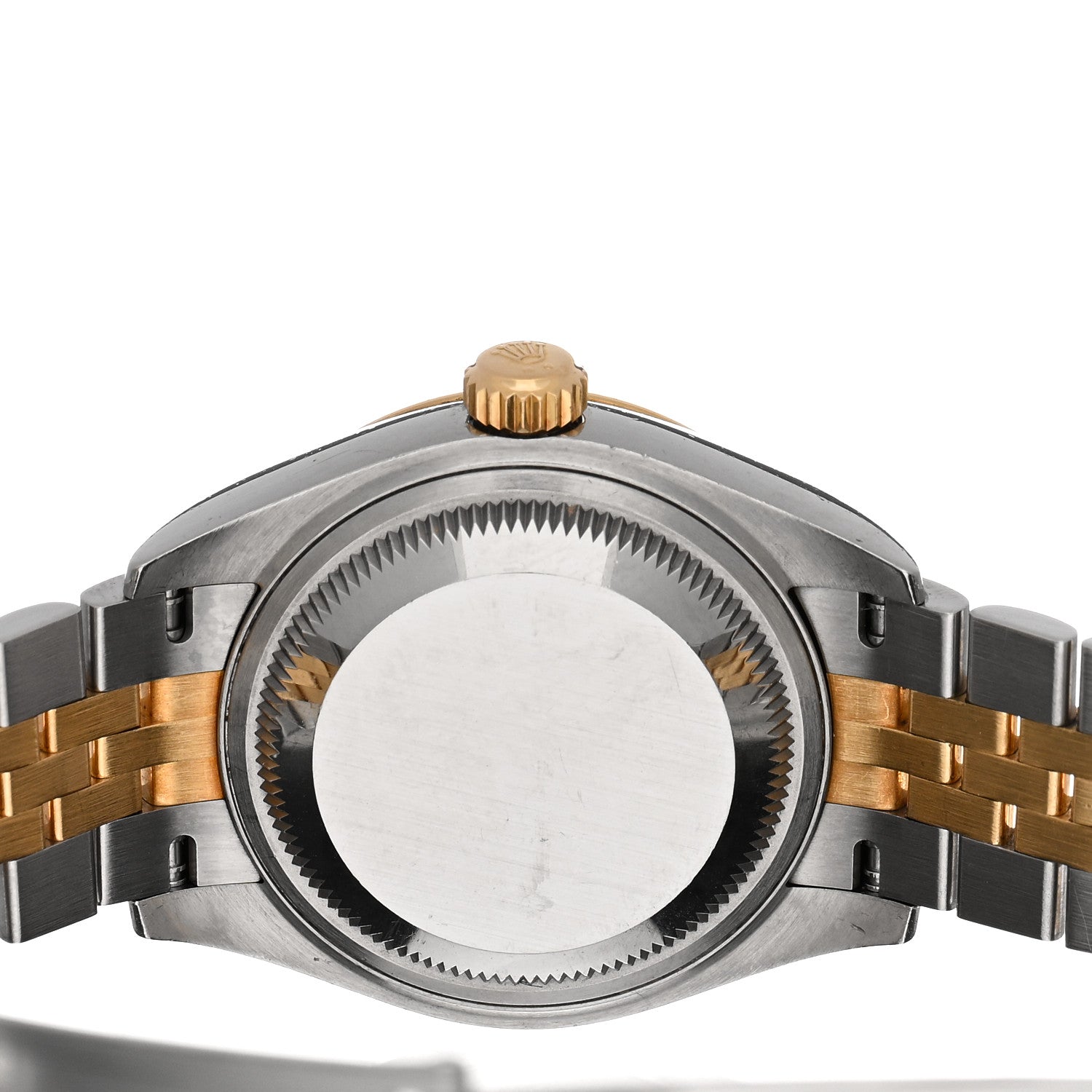 Rolex Stainless Steel 18K Yellow Gold Diamond 28mm Oyster Perpetual Datejust Watch Silver 279173 4 of 5