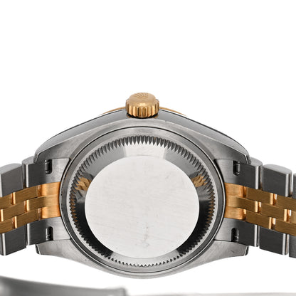 Rolex Stainless Steel 18K Yellow Gold Diamond 28mm Oyster Perpetual Datejust Watch Silver 279173 4 of 5