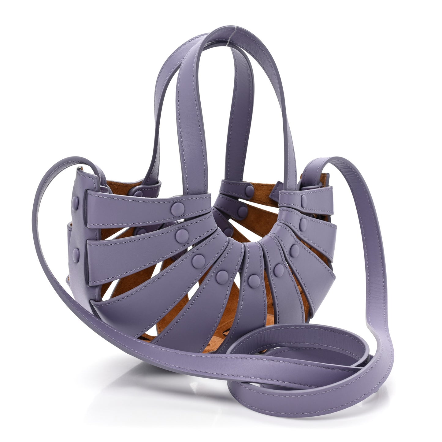 French Calfskin Shell Lavender