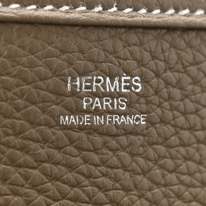 Hermes Taurillon Clemence Evelyne III PM Etoupe 6 of 11