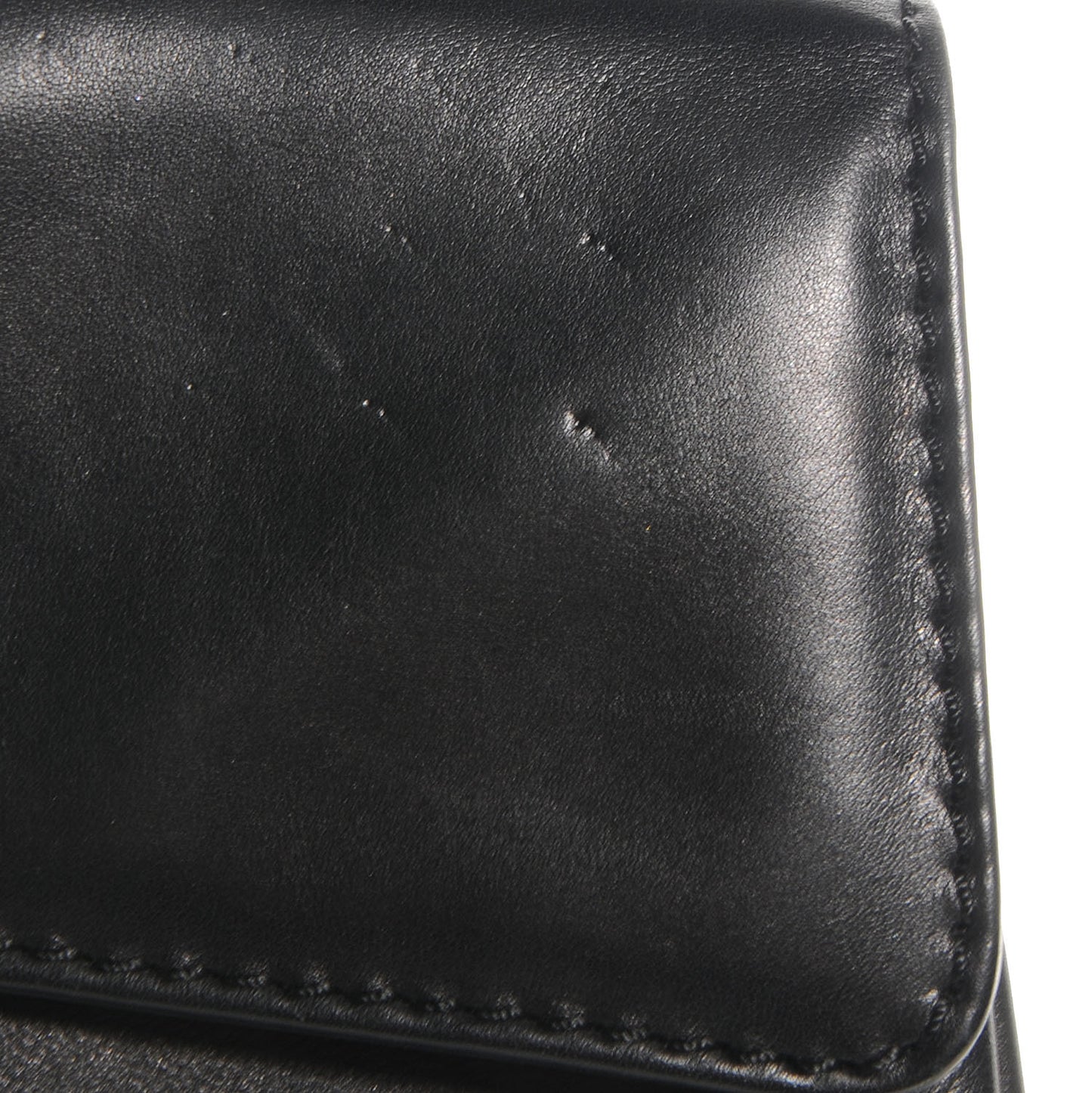Leather Rockstud Top Handle Tote Black
