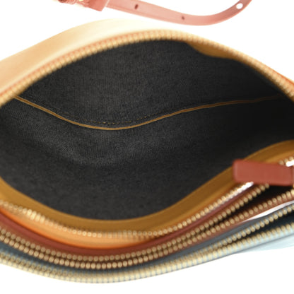 Celine Lambskin Small Multicolor Trio Crossbody Bag Antarctic 5 of 13