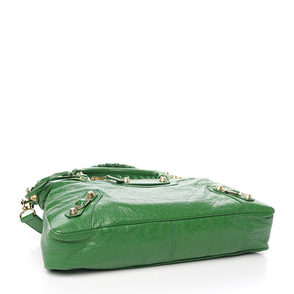 Balenciaga Agneau Giant 12 Gold Hardware Town Vert Trefle 4 of 10