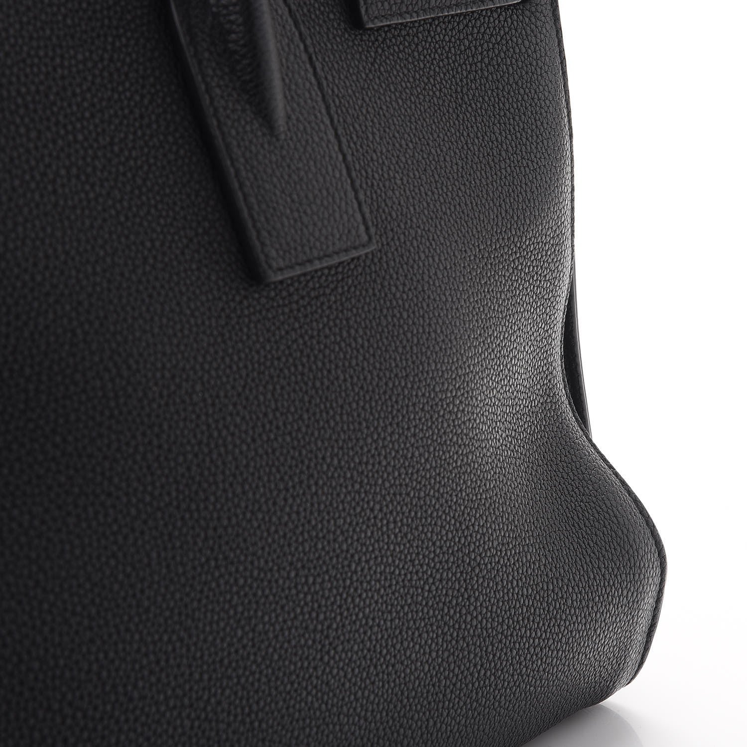 Saint Laurent Grained Calfskin Medium Supple Sac De Jour Black 8 of 8
