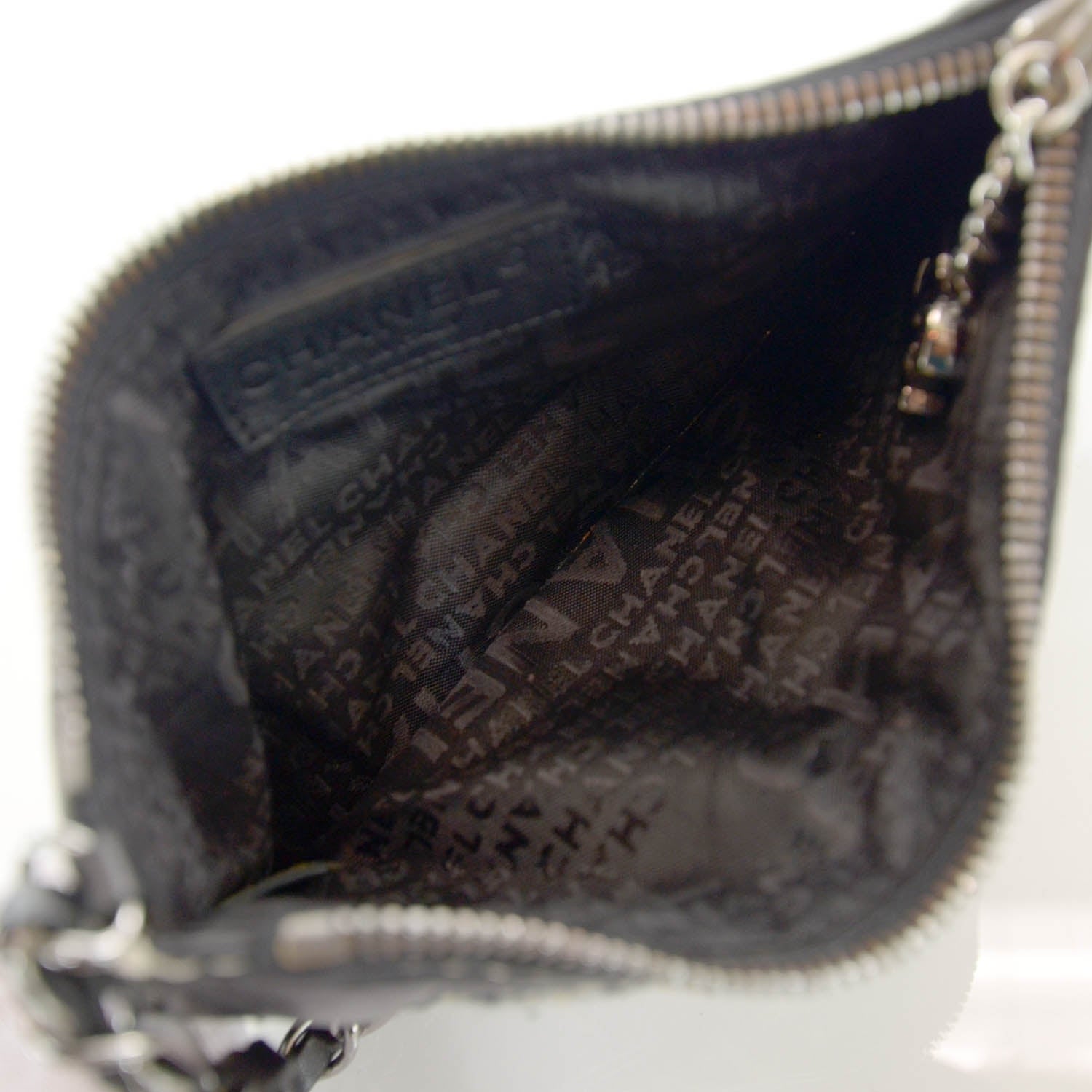 Chanel Tweed Patch Pochette 8 of 8