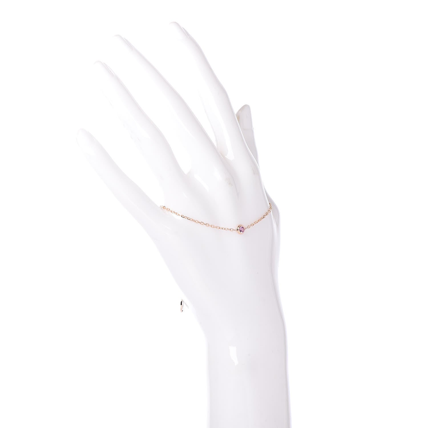Cartier 18K Pink Gold Pink Sapphire D'Amour Bracelet 2 of 4