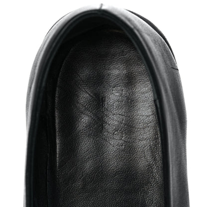Gucci Calfskin Bayadere Bee Ballerina Flats 39.5 Black 7 of 9