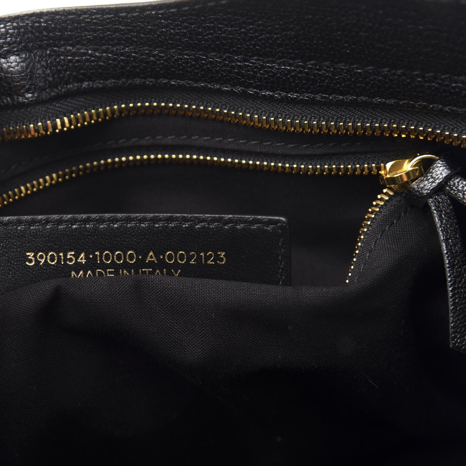 Balenciaga Chevre Gold Metallic Edge Hardware City Black 9 of 14