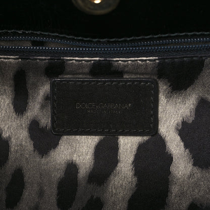 Dolce & Gabbana Patent Miss Sicily Tote Black 6 of 8