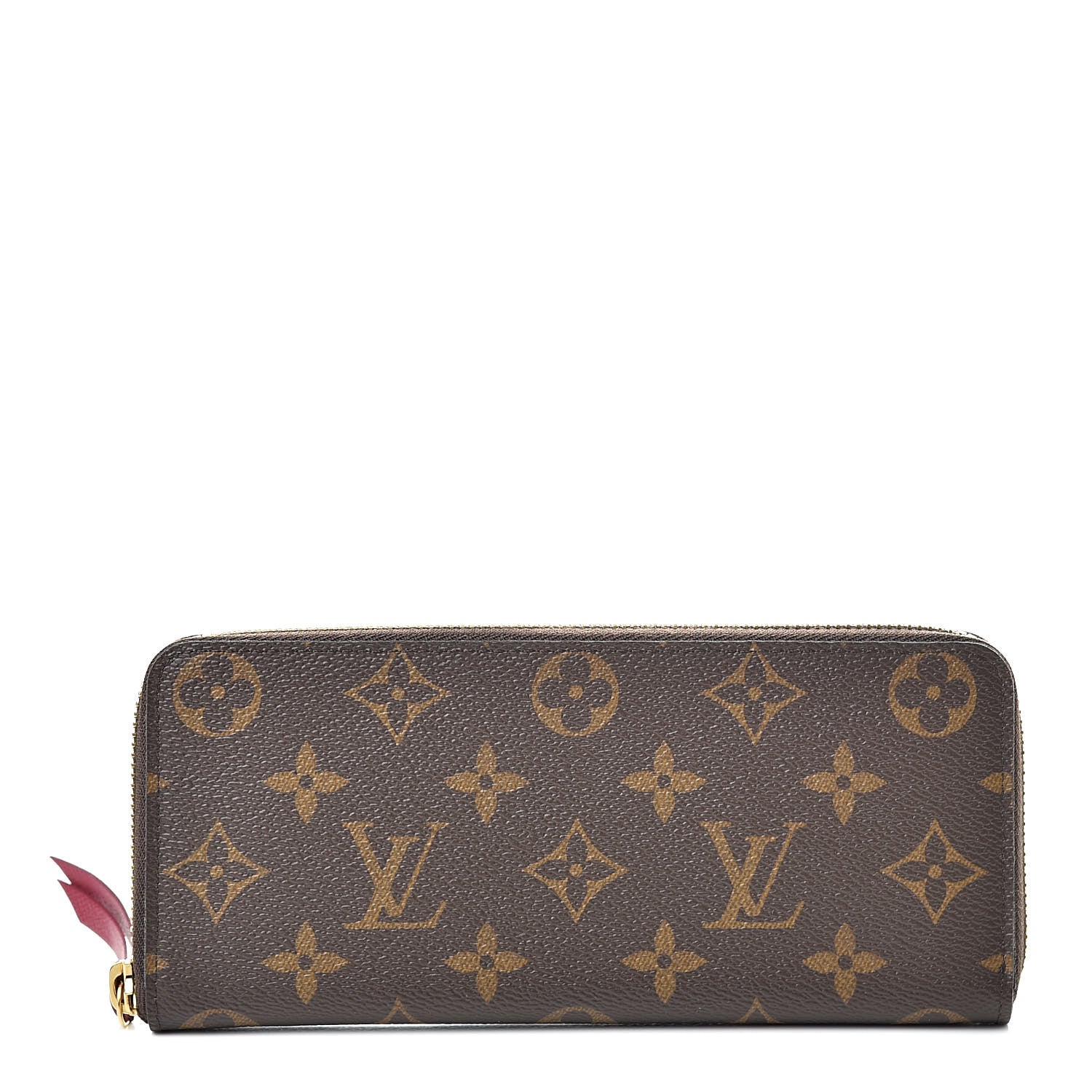 Louis Vuitton Monogram Clemence Wallet Fuchsia 1 of 7