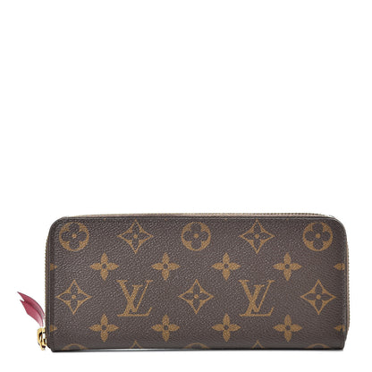 Louis Vuitton Monogram Clemence Wallet Fuchsia 1 of 7