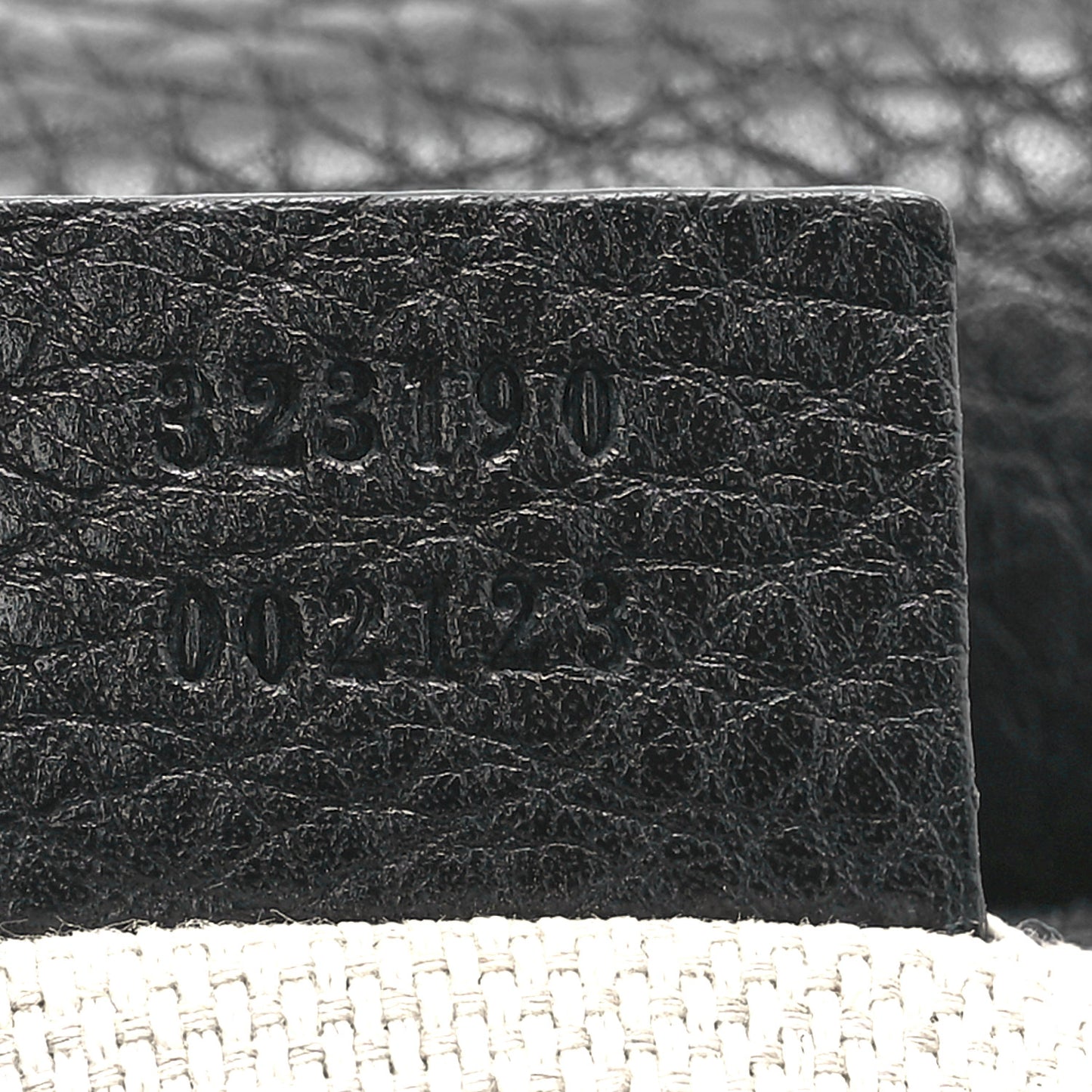Pebbled Calfskin Small Soho Flap Crossbody Black