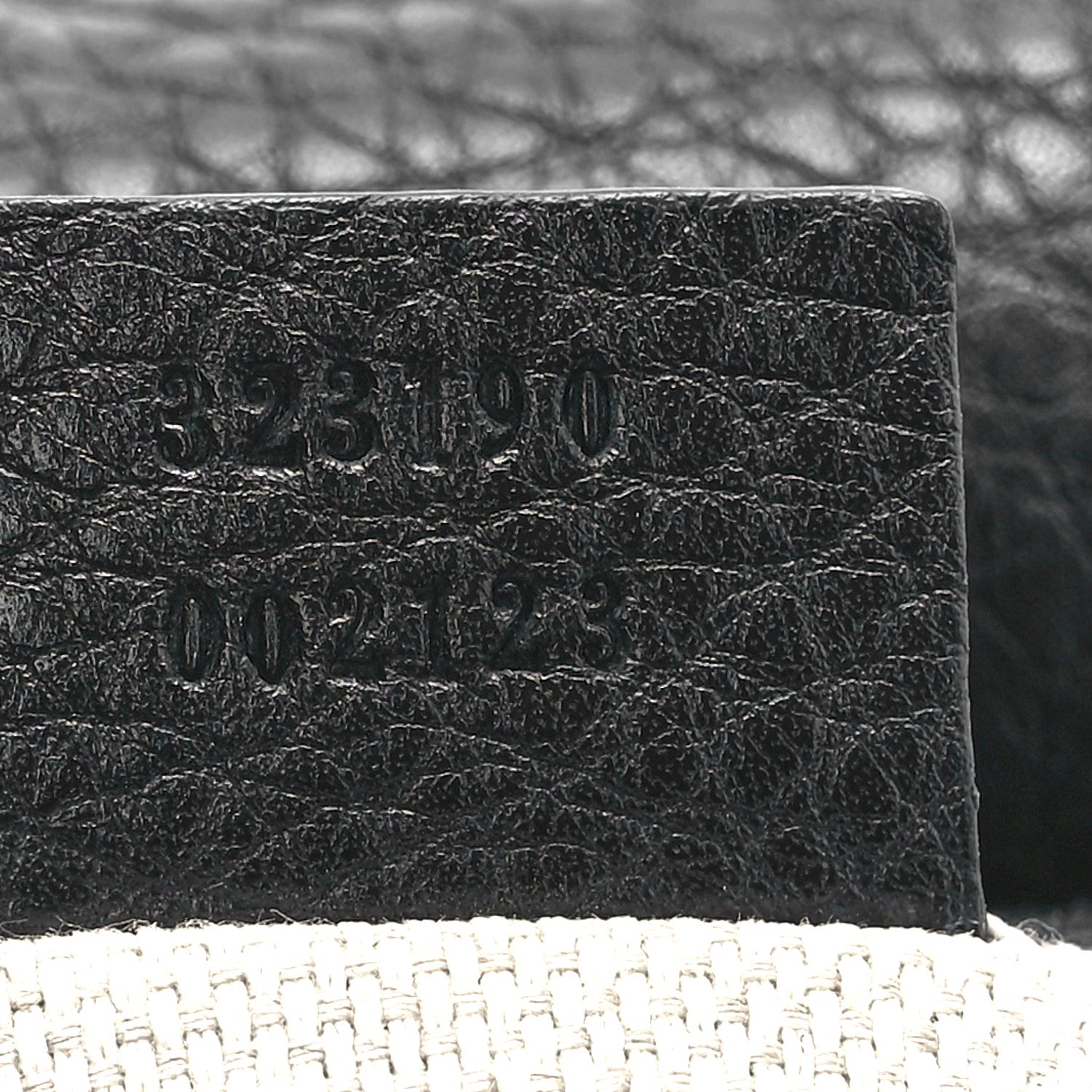 Gucci Pebbled Calfskin Small Soho Flap Crossbody Black 7 of 12