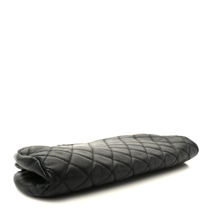Chanel Lambskin Quilted Timeless Clutch Black 4 of 8