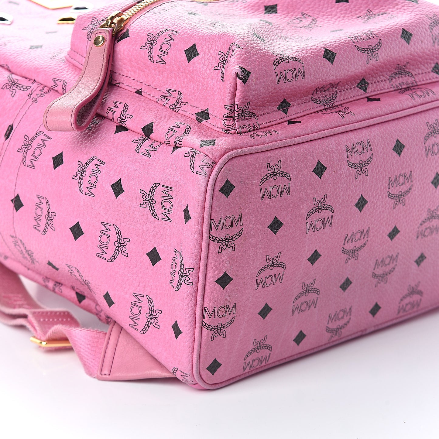 Visetos Medium Sprinkle Stud Stark Backpack Pink