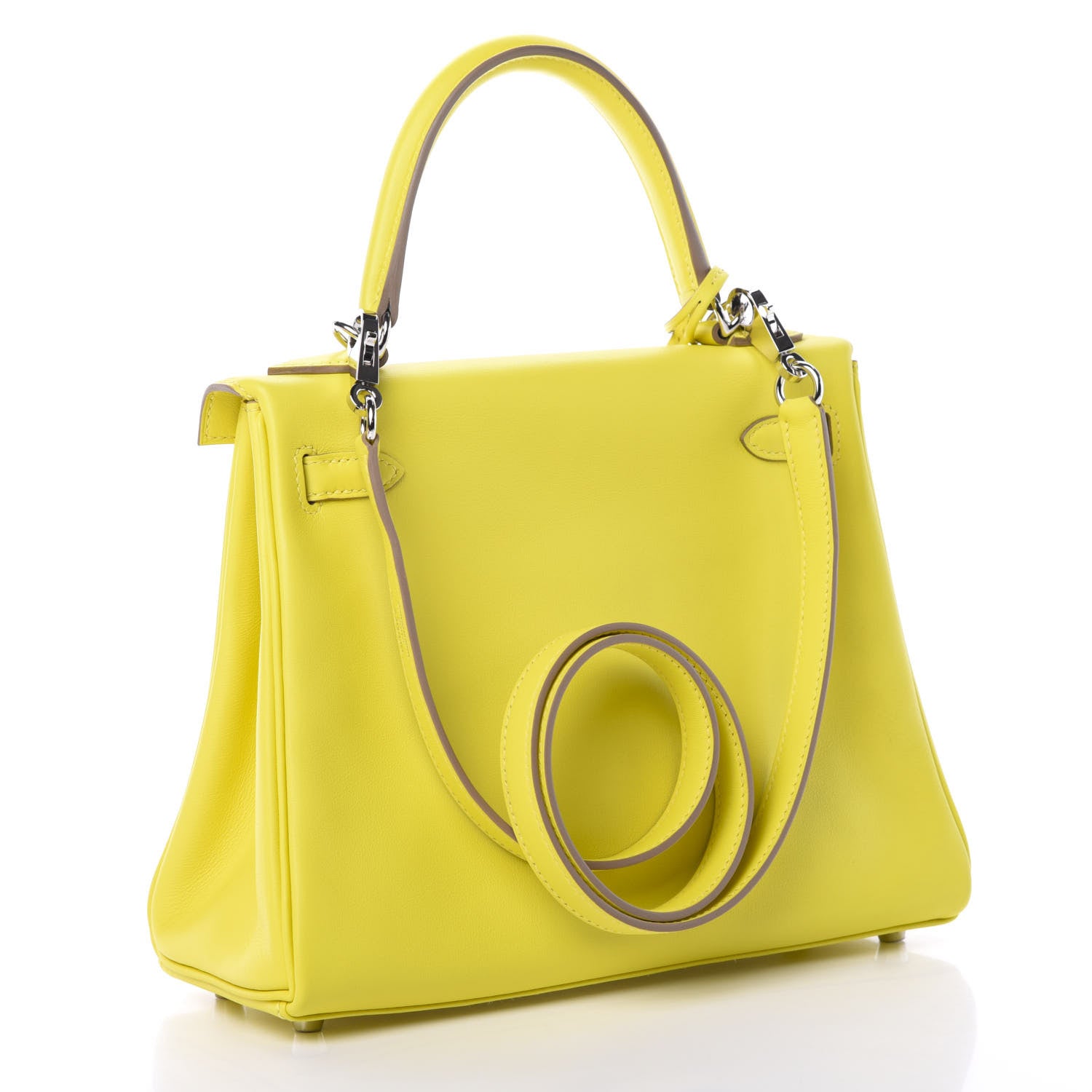 Hermes Swift Kelly Retourne 25 Lime 2 of 10