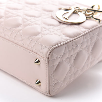 Christian Dior Lambskin Cannage Small Lucky Badges My Lady Dior Pink 7 of 14