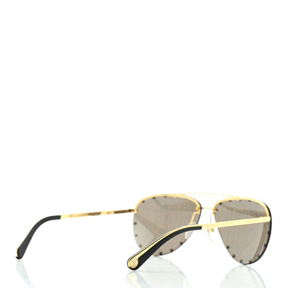 Louis Vuitton Aviator Sunglasses Z1115U Brown 3 of 9