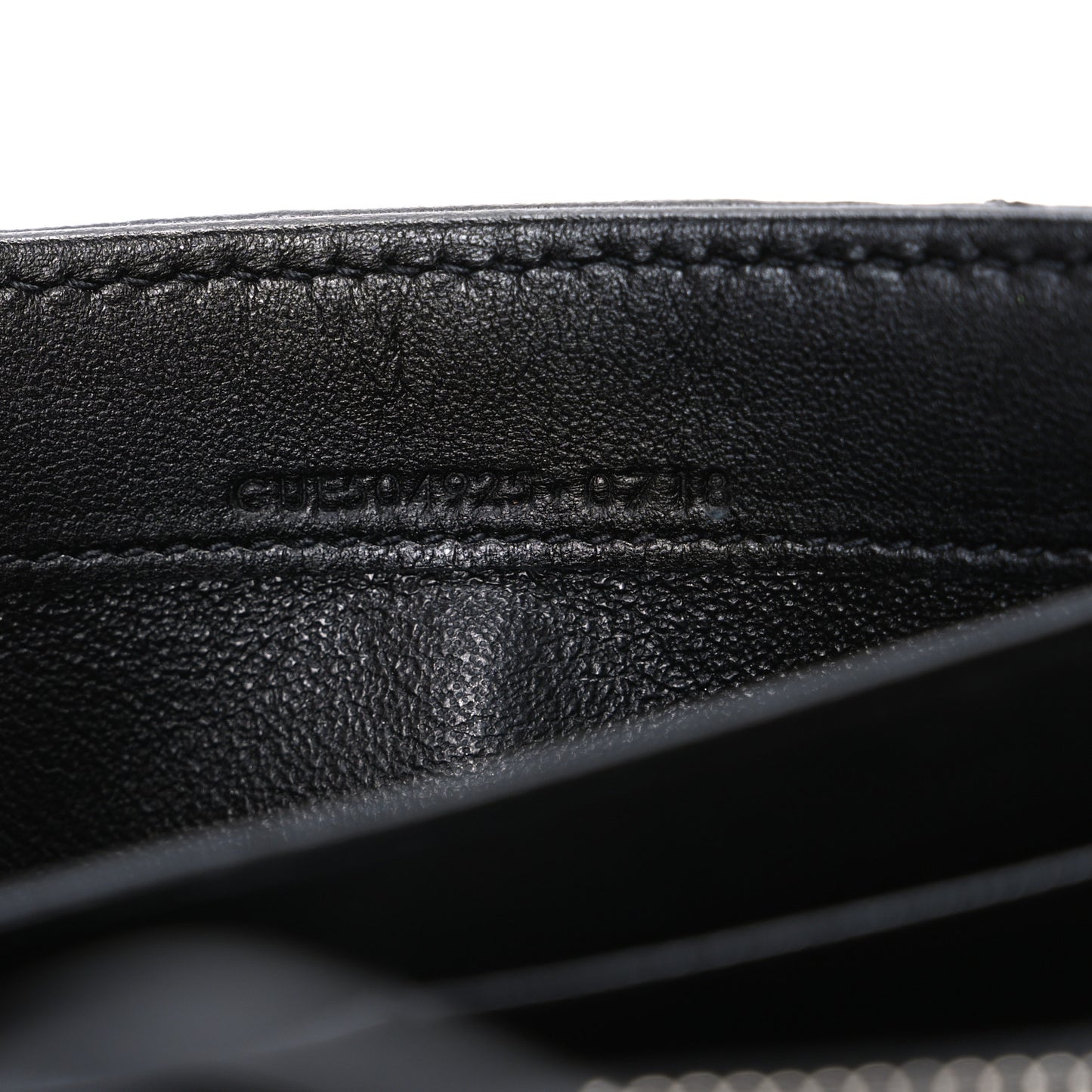 Lambskin Y Quilted Monogram Large Loulou Flap Wallet Black