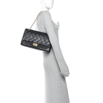 Chanel Aged Calfskin Quilted 2.55 Reissue 227 Flap Black 2 of 10