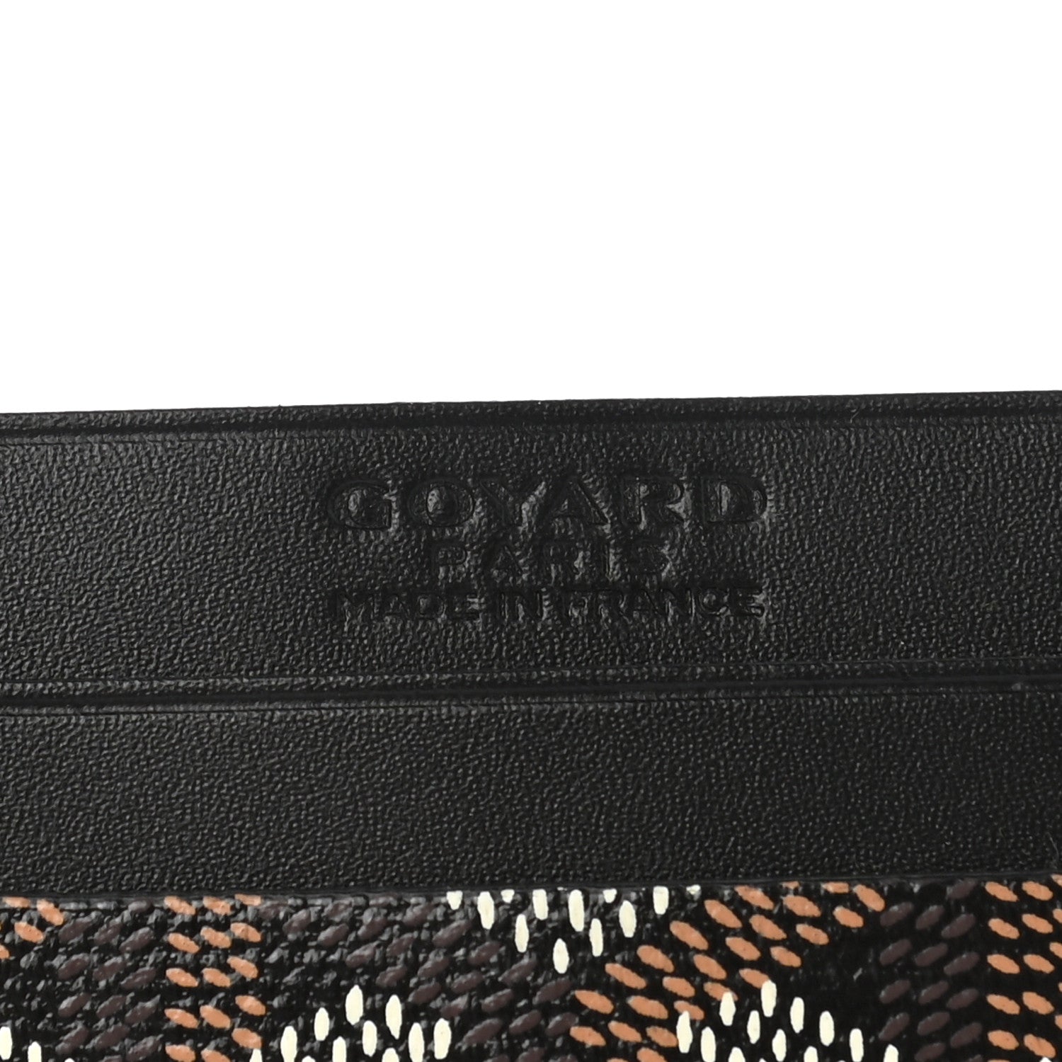 Goyard Goyardine Saint Sulpice Card Holder Black 6 of 6