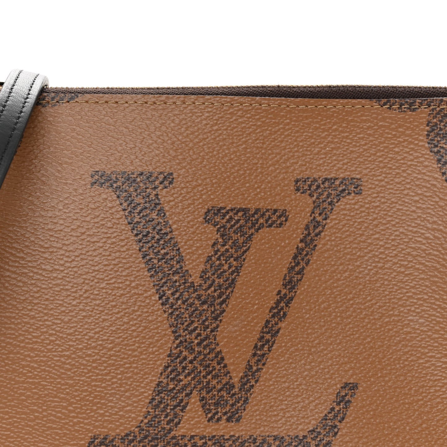 Reverse Monogram Giant Double Zip Pochette