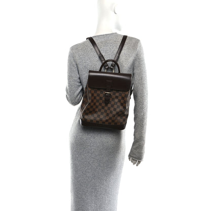Louis Vuitton Damier Ebene Soho Backpack 2 of 9