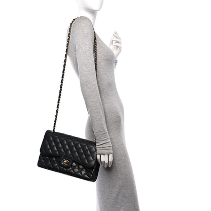Chanel Caviar Quilted Jumbo Double Flap Black 2 of 10