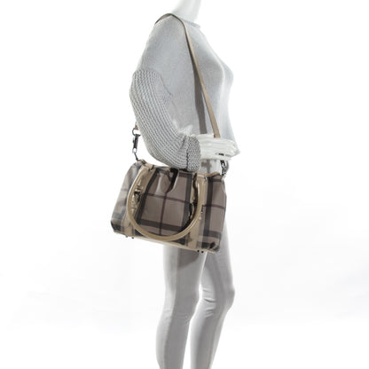 Burberry Smoked Check Small Northfield Tote Trench 2 of 8