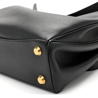 Balenciaga Natural Smooth Calfskin Small Rodeo Top Handle Handbag Black 9 of 9